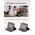  Чехол на планшет KENSHI H38 LTE, DEXP Ursus K28 LTE, Digma Q8 LTE, KENSHI E38, KENSHI H38 LTE, KENSHI Pad Lite E48 LTE, KENSHI Pad Lite E58 LTE, BlackView Tab 60 LTE (диагональ 7.0" до 9.0") универсальный, черный, крепление резинка с принтом СТИКЕРЫ ЖАБКИ 