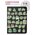  Чехол на планшет KENSHI H38 LTE, DEXP Ursus K28 LTE, Digma Q8 LTE, KENSHI E38, KENSHI H38 LTE, KENSHI Pad Lite E48 LTE, KENSHI Pad Lite E58 LTE, BlackView Tab 60 LTE (диагональ 7.0" до 9.0") универсальный, черный, крепление резинка с принтом СТИКЕРЫ ЖАБКИ 