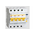 Дифавтомат IEK АД14 (MAD10-4-040-C-030) 40A тип C 4.5kA 30мА AC 4П 400В белый 