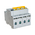  Дифавтомат IEK АВДТ 34 (MAD22-6-016-C-30) 16A тип C 6kA 30мА A 4П 400В белый 