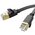  Кабель сетевой HOCO US07 General pure copper flat network cable L-3M black 