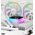  СВО DEEPCOOL LQ240 WH LGA20XX/1700/1200/115X/AM5/AM4 (TDP 250W, ARGB Lighting, Anti-Leak edition, PWM, Dual Fan, бел) 