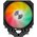  Кулер upHere UP2KC6C Black ARGB / 6HPx6mm, 265W TDP, dual tower, 2x120mm ARGB fans, 600-1650RPM, 68 CFM, 25dBA 