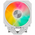  Кулер upHere UP2TC6C White ARGB / 6HPx6mm, 265W TDP, dual tower, 2x120mm ARGB fans, 600-1650RPM, 68 CFM, 25dBA 