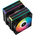  Кулер DEEPCOOL AG620 BK ARGB V2 LGA20XX/1700/1200/115X/AM5/AM4 (TDP 260W, PWM, ARGB Dual Fan 120mm, 6 тепл. трубок, черный) Ret 