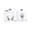  Наушники полноразмерные bluetooth HOCO W65 Happy серый 