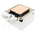  СВО HSPD W1240 ARGB White (W1240-WHAA) (280, 240mm, Fans 2x120mm, 71CFM, 27dBA, 1800RPM/ Pump height 