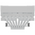  Кулер upHere H85T8 White / 8HPx6mm, 200W TDP, top flow, 1x120mm fan, 600-1650RPM, 68 CFM, 25dBA 