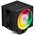  Кулер upHere UE2KC6 Black ARGB / 6HPx6mm, 265W TDP, dual tower, 2x120mm ARGB fans, 600-1650RPM, 68 CFM, 25dBA 