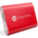  Внешний SSD HP 250GB P500 Red (7PD49AA#ABB) (USB 3.2 Gen2 Type-C, up to 370/200Mbs, 100TBW, 79х54х10, 45g) 