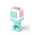  СЗУ UGREEN CD361 (35855) Uno 65W USB-A+2*USB-C Robot GaN Tech Fast Charger EU Pink-Blue 
