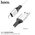  Дата-кабель HOCO X86 Spear silicone charging data cable for Lightning, 1м (черный) 