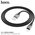 Дата-кабель HOCO X86 Spear silicone charging data cable for Lightning, 1м (черный) 