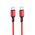  Дата-кабель BOROFONE BX83 Type-C to Type-C Famous 60W silicone красный 