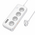  Сетевой фильтр HOCO AC21 Sunlight 4-bit (1C3A) L-3M белый 