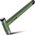  Молоток Deli Home Series Green HT7008L 250гр, рукоятка из пластика 