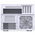  Корпус JONSBO N4 White без БП, mini-ITX, SFX, белый 