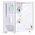  Корпус Bloody BD-CC103F (BD-CC103F-WH) белый без БП mATX 7x120mm 1xUSB2.0 1xUSB3.0 audio bott PSU 