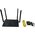  Роутер беспроводной Origo OWR1830AXG (OWR1830AXG/A1A) AX1800 10/100/1000BASE-T черный 