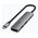  Док-станция Satechi 4-in-1 USB-C Slim Multiport Adapter 4K (ST-P4SM) Серый 