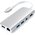  Док-станция Satechi Aluminum Type-C Multimedia Adapter (ST-TCMM8PAS) Серебристый 