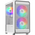  Корпус XASTRA A303M 3FRGB White (A303M-2FC14F-1FC12F-D-WH) mATX/Mesh/ tempered glass / 2x140mm + 1x120mm FRGB fans/ Door 