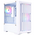  Корпус 1STPLAYER Bullet Hunter H2 White (H2-WH-4F1-W) / mATX / 4x120mm FRGB fans 