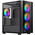  Корпус XASTRA A401M 4ARGB Black (A401M-4FC12A-BK) mATX/Mesh /Screwless full-size TG/ 4x120mm ARGB PWM fans 