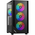  Корпус XASTRA A401M 4ARGB Black (A401M-4FC12A-BK) mATX/Mesh /Screwless full-size TG/ 4x120mm ARGB PWM fans 