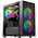  Корпус XASTRA A305M 3ARGB Black (A305M-2FC14A-1FC12A-D) mATX/Mesh tempered glass 2x140mm + 1x120mm ARGB PWM fans Door 