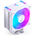  Кулер JONSBO CR-1000 Max Color White LGA1851/1700/1200/115X/AM5/AM4 (TDP 230W, PWM, 120mm Dynamic Multi-Color LED Fan, 6 тепловые трубки) 