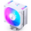  Кулер JONSBO CR-1000 Max ARGB White LGA1851/1700/1200/115X/AM5/AM4 (TDP 230W, PWM, 120mm ARGB LED Fan, 6 тепловые трубки, 4-pin, белый) Ret 