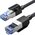  Кабель сетевой UGREEN NW153 (80430) Cat 8 ClassⅠF/FTP Round Ethernet Cable With Braid 1,5m Black 