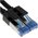  Кабель сетевой UGREEN NW153 (80430) Cat 8 ClassⅠF/FTP Round Ethernet Cable With Braid 1,5m Black 