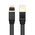  Кабель UGREEN NW106 (11260) Cat 7 U/FTP Lan Cable Flat Design 1m Black 