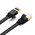  Кабель UGREEN NW106 (11260) Cat 7 U/FTP Lan Cable Flat Design 1m Black 