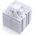  Кулер JONSBO HX6280 White LGA1851/1700/1200/115X/AM5/AM4 (TDP 280W, PWM, 130mm Black Fan*1, 120mm Black Fan*1, 6 тепловых трубок) 