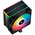  Кулер DEEPCOOL AG500 BK ARGB V2 LGA1700/1200/115X/AM5/AM4 (TDP 240W, PWM, ARGB Fan 120mm, 5 тепл. трубок) Ret 