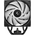  Кулер DEEPCOOL AG500 BK ARGB V2 LGA1700/1200/115X/AM5/AM4 (TDP 240W, PWM, ARGB Fan 120mm, 5 тепл. трубок) Ret 