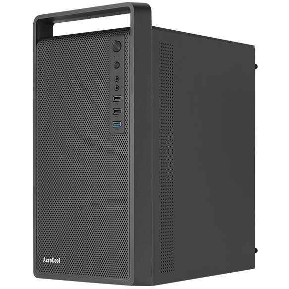 Купить Корпус AeroCool CS-109-S-BK-v1 (4711099472390) MiniTower (mATX ...