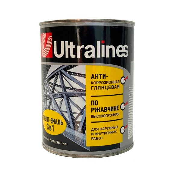 Купить РадугаМалер Грунт-эмаль 3 в 1 Ultra Lines парижская зелень 0,8 ...