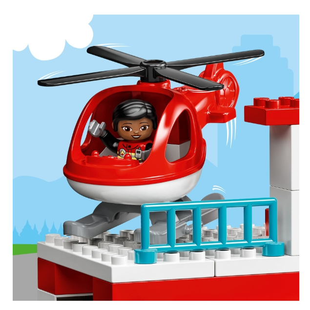 Lego Duplo Town 10970 Fire Station Helicopter
