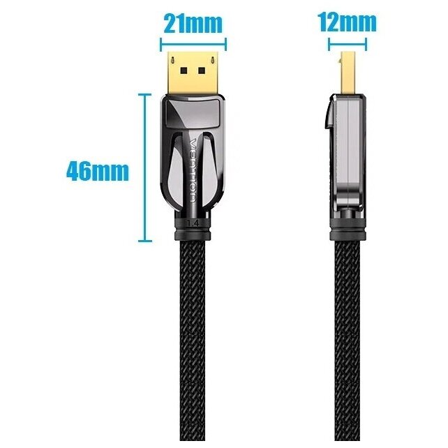 Vention DISPLAYPORT V1.4. Vention кабель DISPLAYPORT 8k. DISPLAYPORT V 1.4.