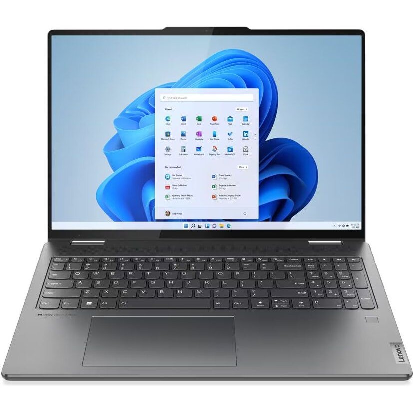 Lenovo Yoga 7 82YN0051RU 16 WQXGA IPS 400N Touch Pen i7 1360P 16Gb 1Tb SSD UMA W11 Pro Storm Grey