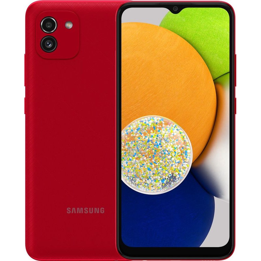 Купить Смартфон Samsung Galaxy A03 32GB красный ОАЭ (SM-A035FZRDMEB) в  Крыму, цены, отзывы, характеристики | Микролайн