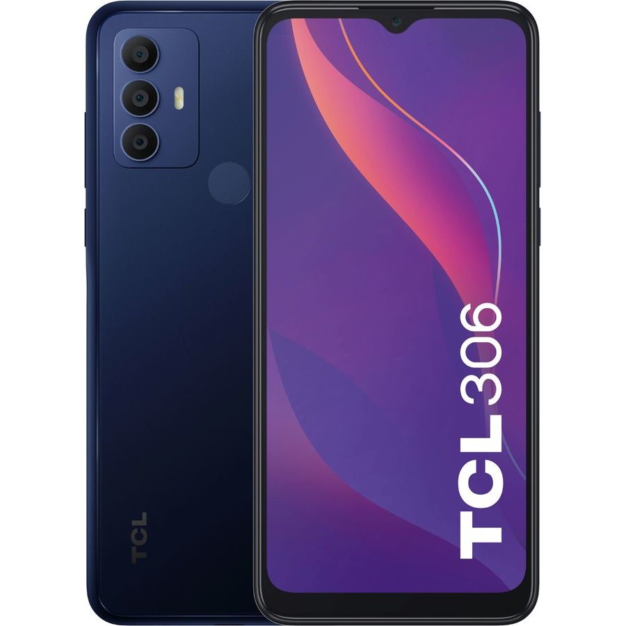 Купить Смартфон TCL 306 3/32GB Atlantic Blue TCL-6102H-2BLCRU12 в Крыму,  цены, отзывы, характеристики | Микролайн