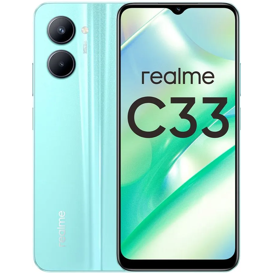 Купить Смартфон Realme C33 (RLM-3624.3-32.BL) 3/32Gb Blue в Крыму, цены,  отзывы, характеристики | Микролайн