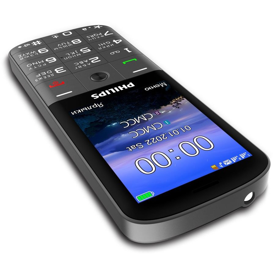 Купить Мобильный телефон Philips E227 Xenium темно-серый в Крыму, цены,  отзывы, характеристики | Микролайн